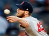 Boston Red Sox starting pitcher Chris Sale throws during the second inning of the team's baseball game against the New York Yankees, Tuesday, April 16, 2019, in New York. (AP Photo/Kathy Willens)