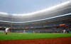 Minnesota Twins' Kyle Gibson, center, delivers a pitch to New York Yankees' Luke Voit, right, during the first inning of a baseball game Friday, May 3, 2019, in New York. (AP Photo/Frank Franklin II)
