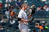 New York Yankees starting pitcher James Paxton reacts during the third inning of a baseball game against the Colorado Rockies at Yankee Stadium, Sunday, July 21, 2019, in New York. (AP Photo/Seth Wenig)