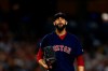Boston Red Sox pitcher David Price reacts during the third inning of a baseball game against the New York Yankees on Sunday, Aug. 4, 2019, in New York. (AP Photo/Adam Hunger)