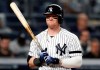New York Yankees' Clint Frazier reacts after he struck out looking during the sixth inning of a baseball game against the Seattle Mariners, Wednesday, May 8, 2019, in New York. (AP Photo/Kathy Willens)