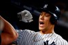 New York Yankees' Aaron Judge celebrates his solo home run during the first inning of a baseball game against the Boston Red Sox on Sunday, Aug. 4, 2019, in New York. (AP Photo/Adam Hunger)