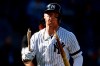 New York Yankees' Clint Frazier walks back to the dugout with a broken bat after striking out to end the ninth inning of a baseball game against the Kansas City Royals on Sunday, April 21, 2019, in New York. (AP Photo/Adam Hunger)