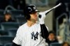 New York Yankees' Brett Gardner reacts after striking out against the Houston Astros during the eighth inning in Game 4 of baseball's American League Championship Series Thursday, Oct. 17, 2019, in New York. (AP Photo/Matt Slocum)