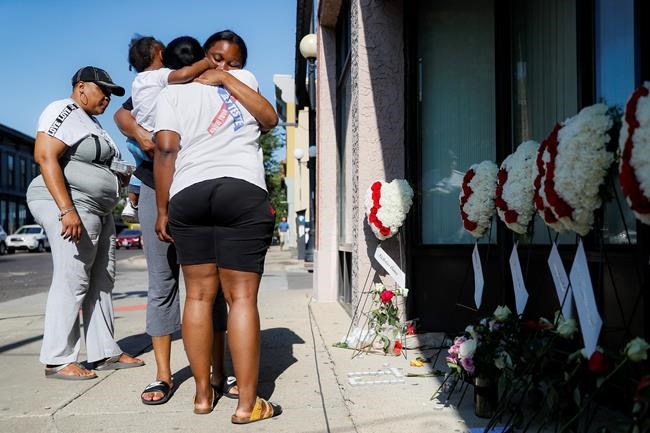 Family members of slain mass shooting victim Thomas
