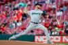 Miami Marlins starting pitcher Trevor Richards throws in the first inning of a baseball game against the Cincinnati Reds, Wednesday, April 10, 2019, in Cincinnati. (AP Photo/John Minchillo)