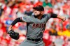 Arizona Diamondbacks starting pitcher Alex Young throws in the first inning of a baseball game against the Cincinnati Reds, Saturday, Sept. 7, 2019, in Cincinnati. (AP Photo/John Minchillo)
