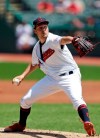 Cleveland Indians starting pitcher Trevor Bauer delivers in the first inning in a baseball game against the Kansas City Royals, Wednesday, June 26, 2019, in Cleveland. (AP Photo/Tony Dejak)