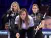 JUSTIN TANG / THE CANADIAN PRESS
Skip Jennifer Jones, of Winnipeg, and third Kaitlyn Lawes look on as skip Rachel Homan, of Ottawa, directs a teammate from the house during a draw at the 2017 Roar of the Rings Canadian Olympic Trials in Ottawa on Friday, Dec. 8, 2017.