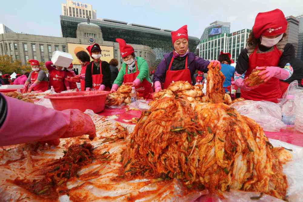 Ahn Young-joon / The Associated Press Files
Paul Wiecek will be getting his fill of kimchi during the Olympics. The traditional dish, made with a variety of salted and fermented vegetables, is a Korean staple.