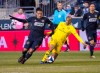 Columbus Crew's Ricardo Clark, right, goes after the ball along with Philadelphia Union's Ilsinho, left, during the first half of an MLS soccer match, Saturday, March 23, 2019, in Chester, Pa. (AP Photo/Chris Szagola)