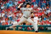 San Francisco Giants starting pitcher Jeff Samardzija throws during the second inning of the team's baseball game against the Philadelphia Phillies, Wednesday, July 31, 2019, in Philadelphia. (AP Photo/Chris Szagola)