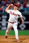 Philadelphia Phillies starting pitcher Nick Pivetta throws during the third inning of a baseball game against the Washington Nationals, Wednesday, April 10, 2019, in Philadelphia. (AP Photo/Derik Hamilton)