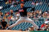 Atlanta Braves starting pitcher Mike Foltynewicz delivers during the first inning of the team's baseball game against the Pittsburgh Pirates in Pittsburgh, Thursday, June 6, 2019. (AP Photo/Gene J. Puskar)