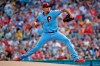 Philadelphia Phillies starting pitcher Zach Eflin delivers during the first inning of a baseball game against the Pittsburgh Pirates in Pittsburgh, Saturday, July 20, 2019. (AP Photo/Gene J. Puskar)