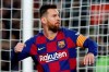 Barcelona's Lionel Messi celebrates scoring his side's first goal with a penalty during a Spanish La Liga soccer match between Barcelona and Celta at Camp Nou stadium in Barcelona, Saturday, Nov. 9, 2019. (AP Photo/Joan Monfort)
