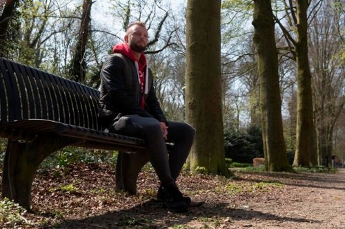 Joey Hoofdman, who, after DNA testing is one of 49 confirmed children of Dutch fertility doctor Jan Karbaat, poses for a portrait in Alkmaar, Netherlands, Monday, April 15, 2019. Karbaat, who died in 2017, used his own sperm to inseminate 49 women and may have even more children. Ties van der Meer of the Dutch Donor Child Foundation said Monday that three more people have contacted him because they think they may also have been conceived using the sperm of Dr. Jan Karbaat. (AP Photo/Peter Dejong)