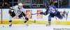 John Amis / the associated press
Atlanta Thrashers centre Ben Maxwell shoots past Pittsburgh Penguins defenceman Ben Lovejoy during a game in Atlanta last April.