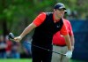 Rory McIlroy, of Northern Ireland, follows his shot off the seventh tee during the first round of the PGA Championship golf tournament, Thursday, May 16, 2019, at Bethpage Black in Farmingdale, N.Y. (AP Photo/Julio Cortez)