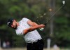 Erik Van Rooyen, of South Africa, hits off the 12th fairway during the second round of the PGA Championship golf tournament, Friday, May 17, 2019, at Bethpage Black in Farmingdale, N.Y. (AP Photo/Charles Krupa)