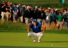 Brooks Koepka lines up a putt on the 17th green during the second round of the PGA Championship golf tournament, Friday, May 17, 2019, at Bethpage Black in Farmingdale, N.Y. (AP Photo/Andres Kudacki)
