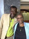 Carol Sanders / Winnipeg Free Press
Raymond Ngarboui, with Welcome Place's Marceline Ndayumvire, who welcomed him at the airport in 2005.