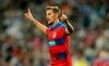FILE - In this Tuesday Oct. 23, 2018 file photo, Plzen's Patrik Hrosovsky celebrates after scoring his side's opening goal during their Champions League, group G, soccer match againsr Real Madrid at the Santiago Bernabeu stadium in Madrid, Spain. Slovakia's midfielder Patrik Hrosovsky is moving to Belgium champion Genk from Czech club Viktoria Plzen. Both the clubs confirmed the transfer on Monday July 8, 2019. (AP Photo/Paul White/File)