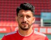 File--- Picture taken July 19, 2018 shows Ingolstadt's Almog Cohen during a photo call in Ingolstadt, Germany. Second-division German side Ingolstadt will wear anti-fascist jerseys on Sunday in response to anti-Semitic abuse targeting its Israeli captain Almog Cohen.(Armin Weigel/dpa via AP)