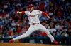 Philadelphia Phillies starting pitcher Jerad Eickhoff throws during the third inning of a baseball game against the Washington Nationals, Friday, May 3, 2019, in Philadelphia. (AP Photo/Matt Rourke)