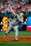 Los Angeles Dodgers' Walker Buehler pitches during the fourth inning of a baseball game against the Philadelphia Phillies, Tuesday, July 16, 2019, in Philadelphia. (AP Photo/Matt Slocum)