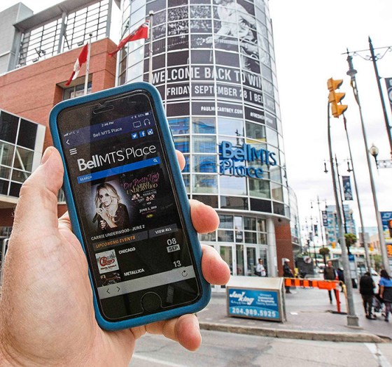 MIKE DEAL / WINNIPEG FREE PRESSStarting this season, you can't print Jets tickets at home (or for arena or Burton Cummings concerts), you have to have a smartphone. Now, using the NHL app, you can the access the Bell MTS Place box-office and purchase tickets for concerts and events.