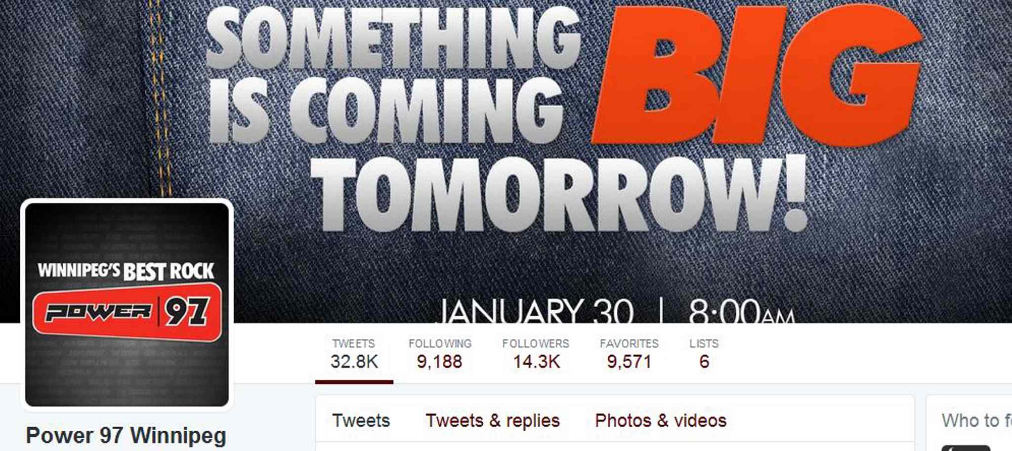 Power 97 FM is changing on Friday and it has something to do with denim