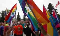 RUTH BONNEVILLE / WINNIPEG FREE PRESS Organizers say they were inspired by the success of the Steinbach Pride March.