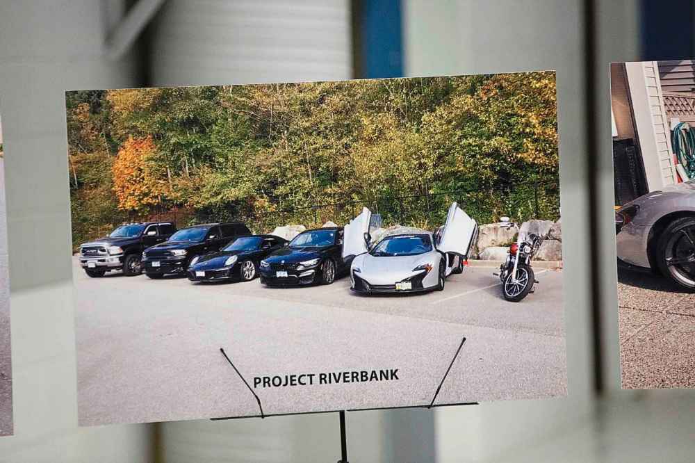 MIKE DEAL / WINNIPEG FREE PRESS
Photo of some of the vehicles on display at the MPI depot that were seized during Project Riverbank.