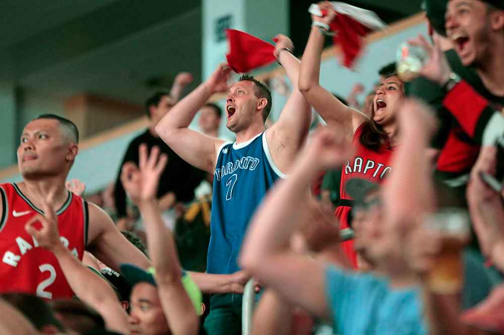 Winnipeg Raptors fans gather at downtown arena to watch history ...
