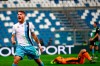 Lazio's Ciro Immobile celebrates scoring during the Italian Serie A soccer match at the Mapei Stadium in Reggio Emilia, Italy, Sunday, Nov. 24, 2019. (Serena Campanini/ANSA via AP)