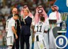 FILE -- In this Jan. 16, 2019 file photo Juventus' Cristiano Ronaldo, left, and Juventus' Douglas Costa receive the winner medals end of the Italian Super Cup final soccer match between AC Milan and Juventus at King Abdullah stadium in Jiddah, Saudi Arabia. Amnesty International and the journalists union for Italian state TV RAI have written a joint letter to the presidents of Juventus and Lazio asking the clubs not to the play the Italian Super Cup in Saudi Arabia due to human rights abuses. (AP Photo)