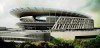 FILE - This March 26, 2014 artist rendering provided by Italian Serie A soccer club Roma, shows the new stadium to be build on the outskirts of Rome. After a rough stretch, things are finally starting to look up again for Roma's American president, James Pallotta. Pallotta's joy over Roma reaching the Champions League semifinals last season quickly turned to despair when nine people were arrested in June for alleged corruption linked to bureaucratic matters involving the club's long-delayed plans to build a new stadium. (AS Roma Via AP)