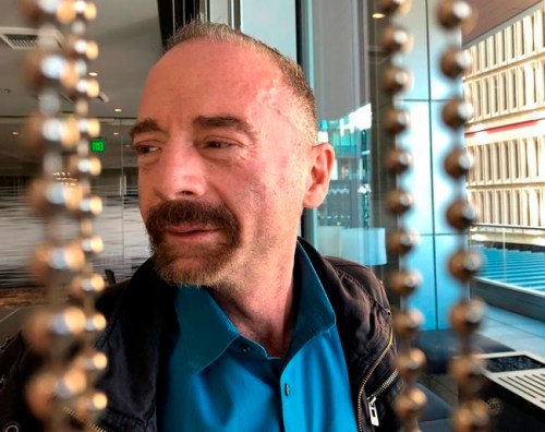 Timothy Ray Brown poses for a photograph, Monday, March 4, 2019, in Seattle. Brown, also known as the 