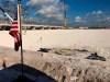 This Monday, Oct. 21, 2019, photo shows the graded dirt surface where sod will be placed in November inside what will be the stadium for David Beckham’s Inter Miami MLS soccer team that opens its inaugural season in 2020 at the site of the former Lockhart Stadium in Fort Lauderdale, Fla. (AP Photo/Tim Reynolds)