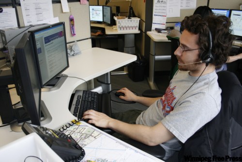 Erin Bend / Red River College
Luc Levack is one of several bilingual 311 call-takers.
