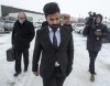 Jaskirat Singh Sidhu, the driver of the truck that struck the bus carrying the Humboldt Broncos hockey team leaves closing arguments at his sentencing hearing Thursday, January 31, 2019 in Melfort, Sask. THE CANADIAN PRESS/Ryan Remiorz