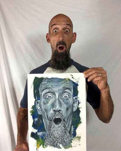 Rick Niece's fascinating, expressive face has proven the inspiration for artists from around the world.