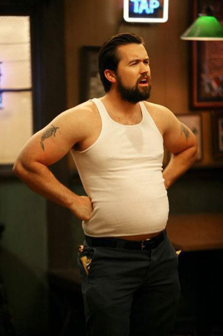 Handout
Rob McElhenney gained 50 pounds to satirize TV actors and his character on It's Always Sunny in Philadelphia.