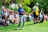 Ian Poulter chips to the eighth green during the second round of the RBC Heritage golf tournament in Hilton Head Island, S.C., Friday, April 19, 2019. (Scott Schroeder/The Island Packet via AP)