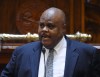 Rep. Joe Neal, D-Richland, speaks during a special session of the state legislature at the South Carolina Statehouse, Tuesday, June 23, 2015, in Columbia, S.C. The shooting deaths of nine people at a historic black church in Charleston, S.C. have reignited calls for the Confederate flag flying on the grounds of the Statehouse to come down. (AP Photo/Rainier Ehrhardt)