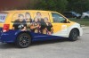 Manitoba NDP Leader Wab Kinew revealed his campaign van for the Sept. 10 provincial election, Wednesday, Aug.7, 2019 in Winnipeg. Kinew says his party's campaign will fpocus largely on health care. THE CANADIAN PRESS/Steve Lambert