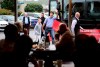 Liberal Leader Justin Trudeau and his daughter Ella Grace Trudeau make a whistle stop in Mascouche, Que., on Saturday, Sept. 14, 2019. Trudeau is spending his Saturday making whistle stops in rural Quebec, but while he may prefer to keep the conversations light, some Quebec residents forced conversations about his stance on the province's controversial secularism law.THE CANADIAN PRESS/Sean Kilpatrick