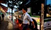 Liberal leader Justin Trudeau makes an early morning campaign stop at a riding office in West Vancouver, B.C., on Sunday Oct. 20, 2019. THE CANADIAN PRESS/Sean Kilpatrick