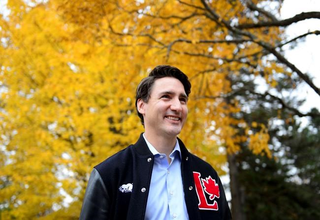 Liberal leader Justin Trudeau makes a campaign stop in Fredericton, N.B., on Tuesday Oct. 15, 2019. THE CANADIAN PRESS/Sean Kilpatrick